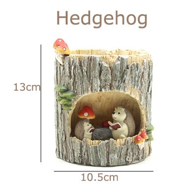 Creative Animal Life Resin Flower Pots - Image 8