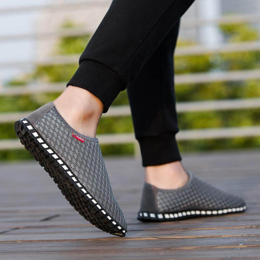 Breathable Knit Classic Men Shoes - Image 9