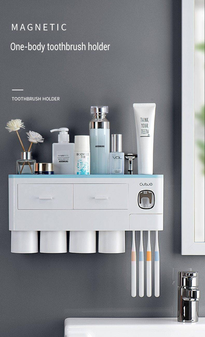 Wall-Mounted Magnetic Bathroom Organizer - Image 3