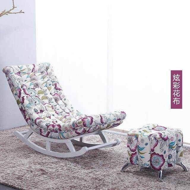European High-end Luxury Rocking Rocking Lounge Chair - Image 5