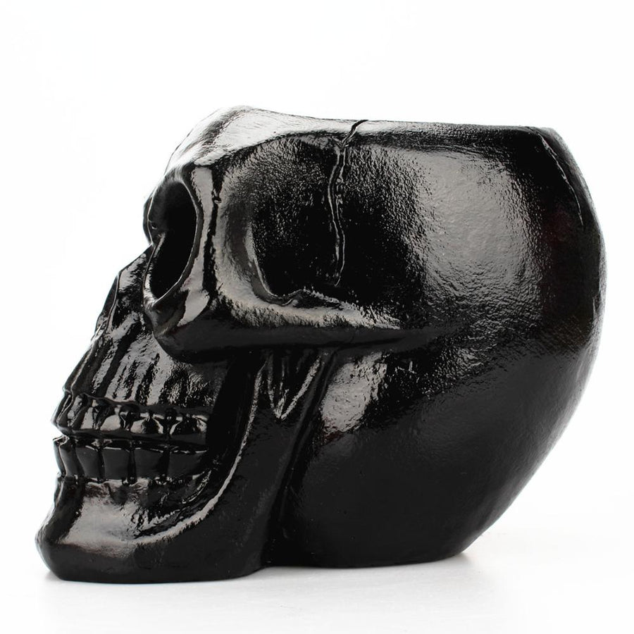 Resin Black Skull Makeup Organizer - Image 9