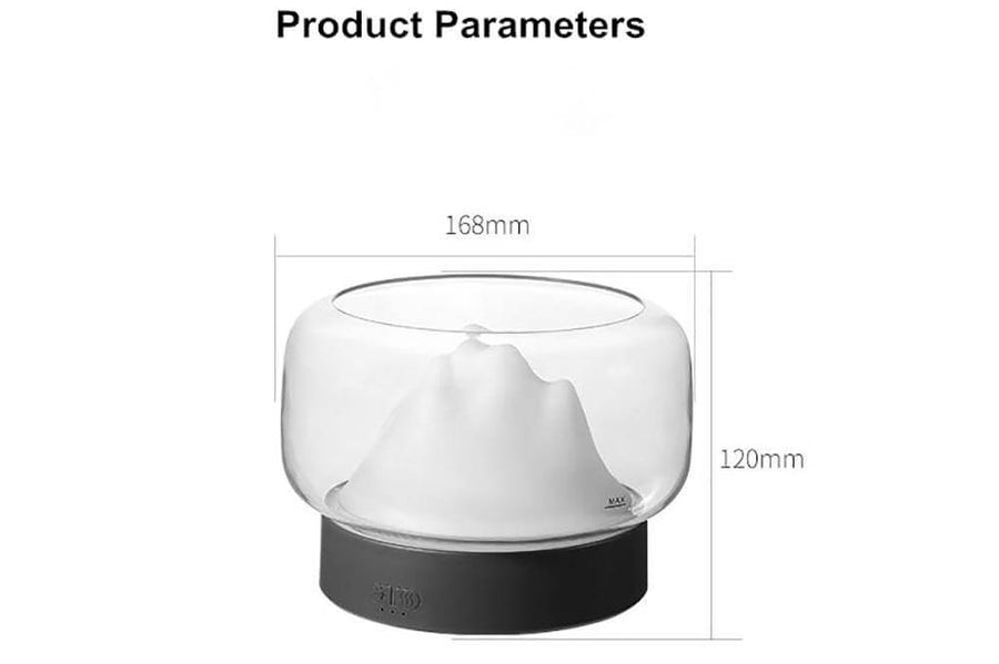 Moutain View Essential Oil Aromatherapy Diffuser Lamp - Image 3