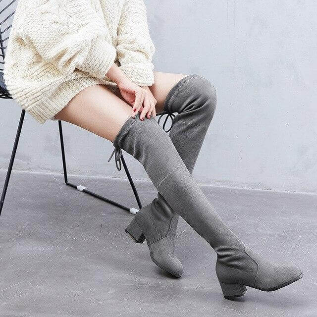 Fashion Over the Knee High Boots - Image 2