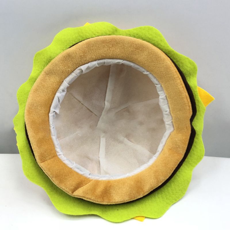 Funny Soft Creative Hamburger Hat - Image 2