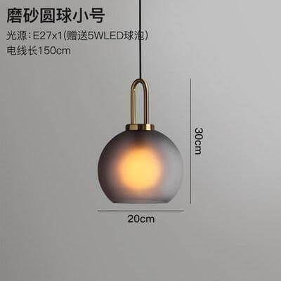Modern Luxury American Glass Ball Chandelier - Image 4