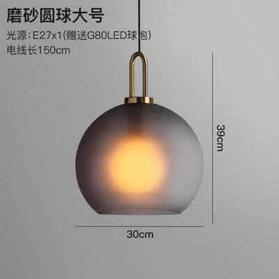 Modern Luxury American Glass Ball Chandelier - Image 15