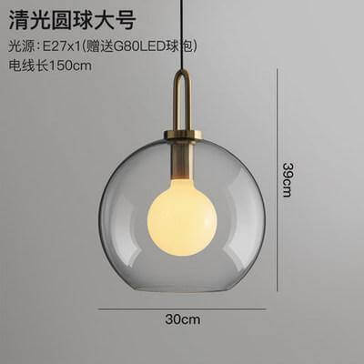 Modern Luxury American Glass Ball Chandelier - Image 1
