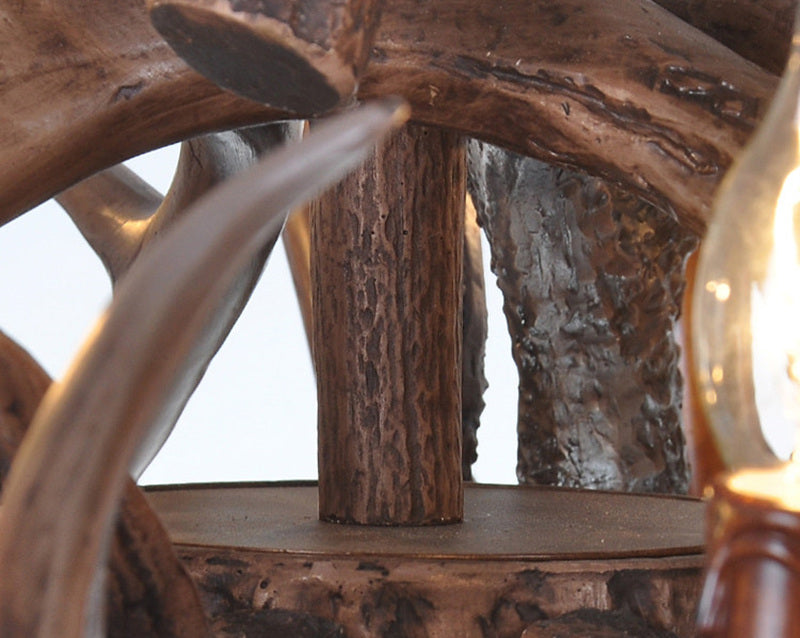 American Loft Style Deer Horn Pendant Light - Image 7