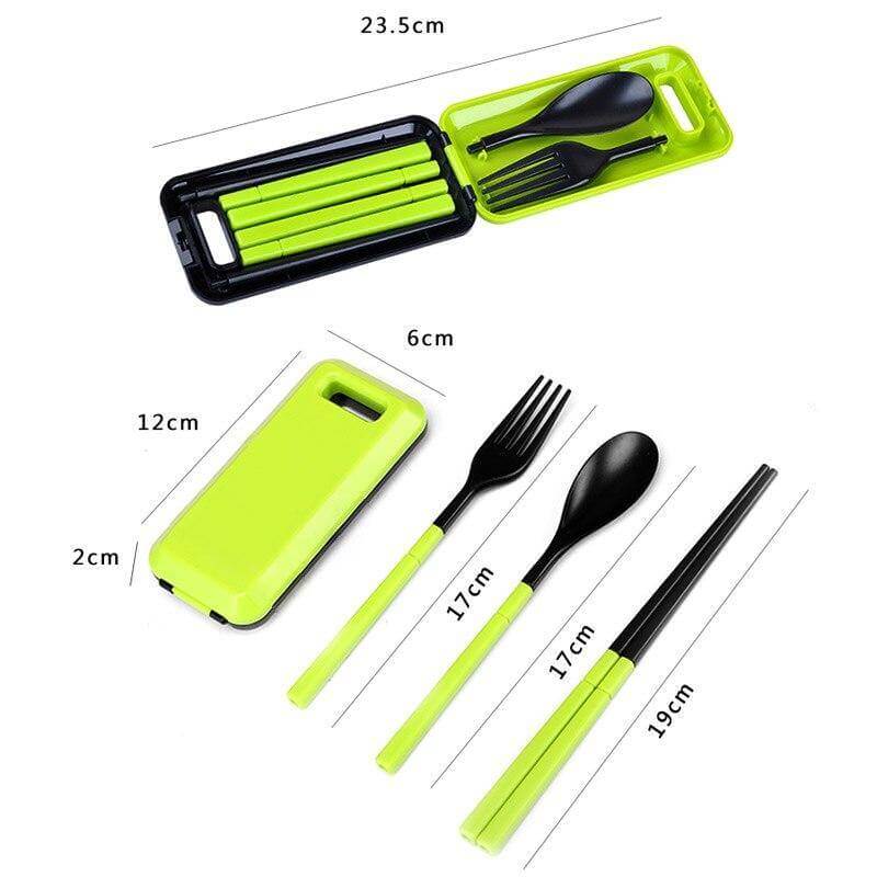 Portable Folding Travel Dinnerware Set - Image 10