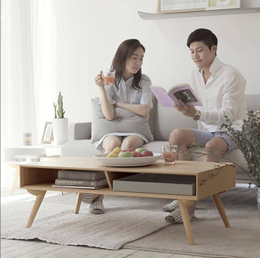 Stylish New Century Mavi's Modern Coffee Table - Image 4