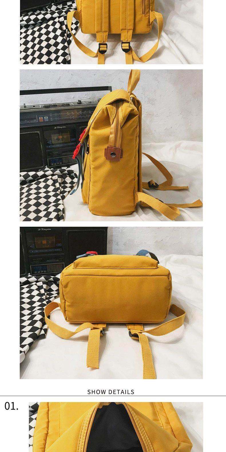 Street Style Waterproof Large Capacity Backpack - Image 6
