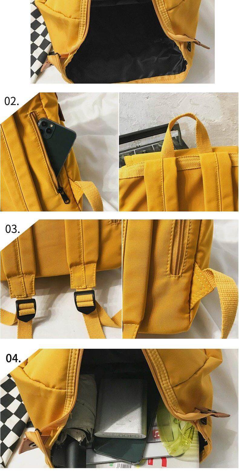 Street Style Waterproof Large Capacity Backpack - Image 8