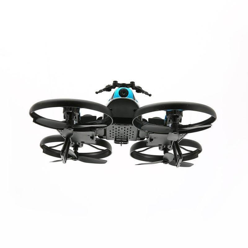 2in1 Folding Motorbike Aerial Land-Air RC Drone - Image 7