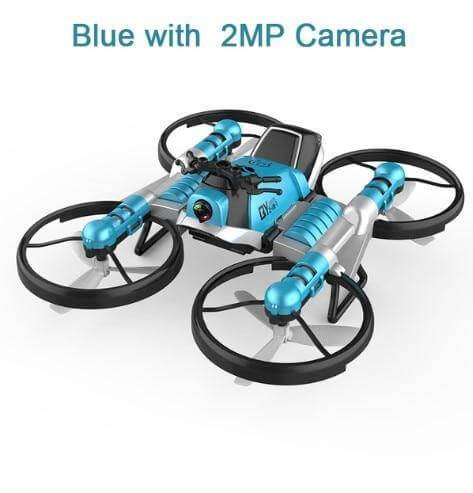 2in1 Folding Motorbike Aerial Land-Air RC Drone - Image 6
