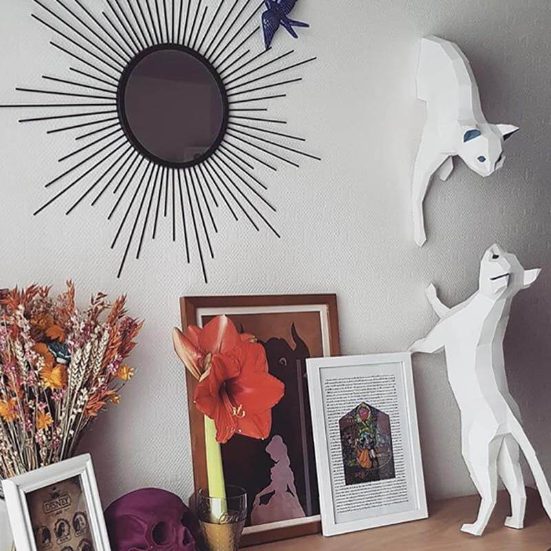 Nordic Handmade Cat Home Decor - Image 1