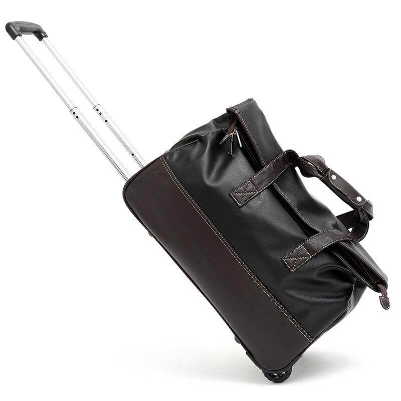 Rolling Leather Luggage Waterproof Suitcase - Image 7