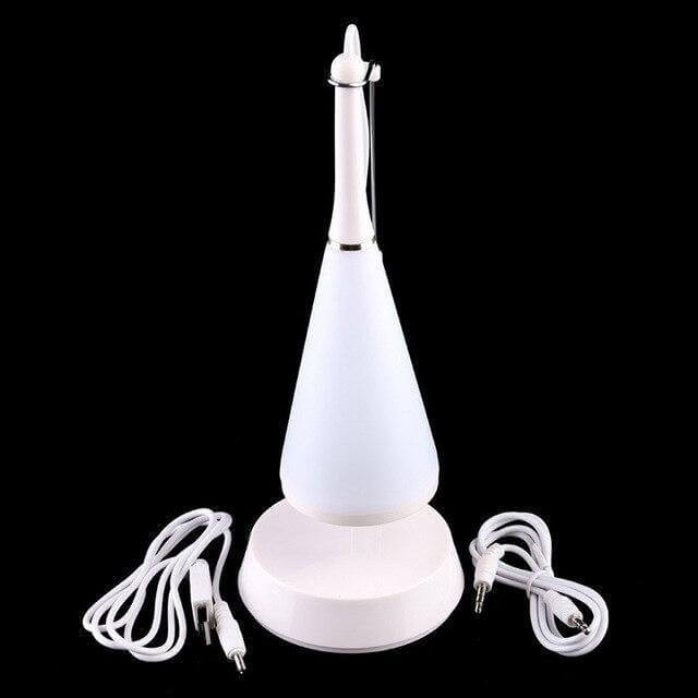 Touch Dimmer Chargeable Bluetooth Speaker Night Lamp - Image 2