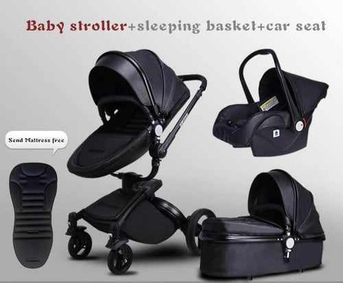 Modern Stylish Aluminium 3 in 1 Two way Baby Stroller - Image 0