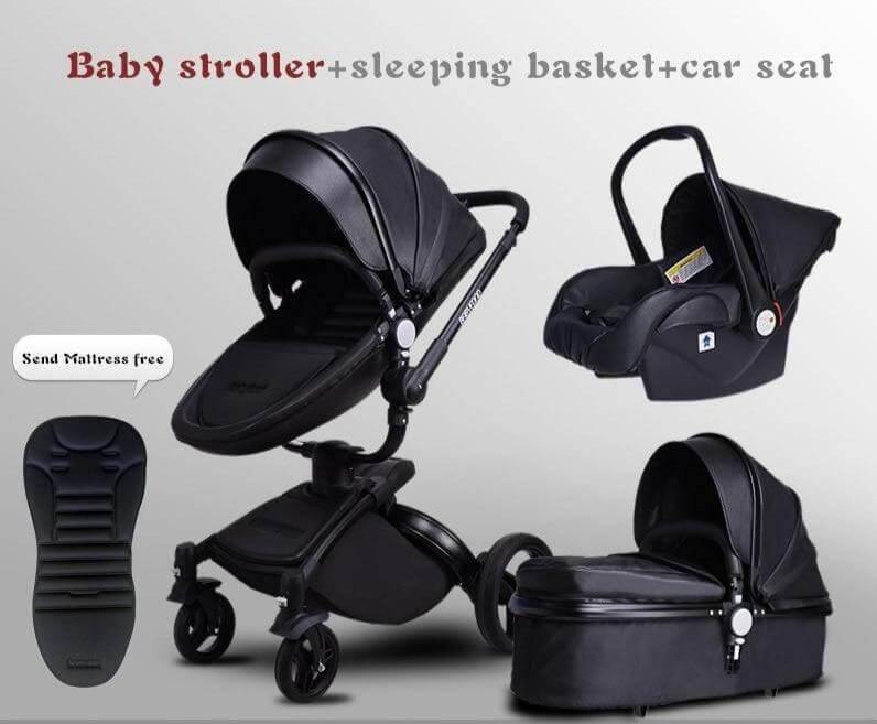 Modern Stylish Aluminium 3 in 1 Two way Baby Stroller - Image 0