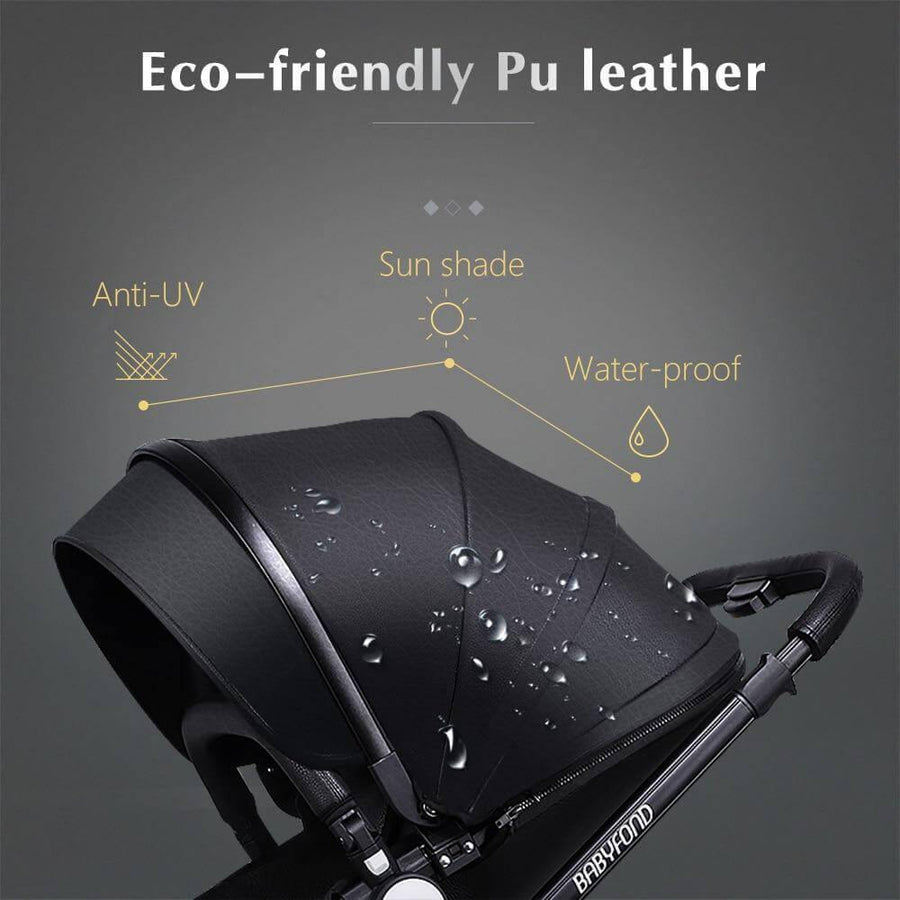 Modern Stylish Aluminium 3 in 1 Two way Baby Stroller - Image 5
