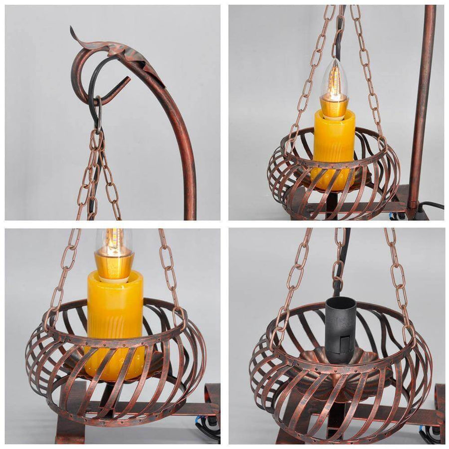Vintage Table Otto Candle Lamp - Image 3