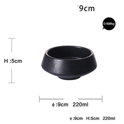 Elegant Matte Black Snack Bowl - Image 11