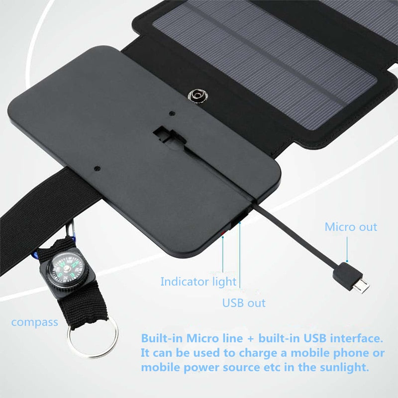 Foldable Portable Solar Panel Phone Charger - Image 7