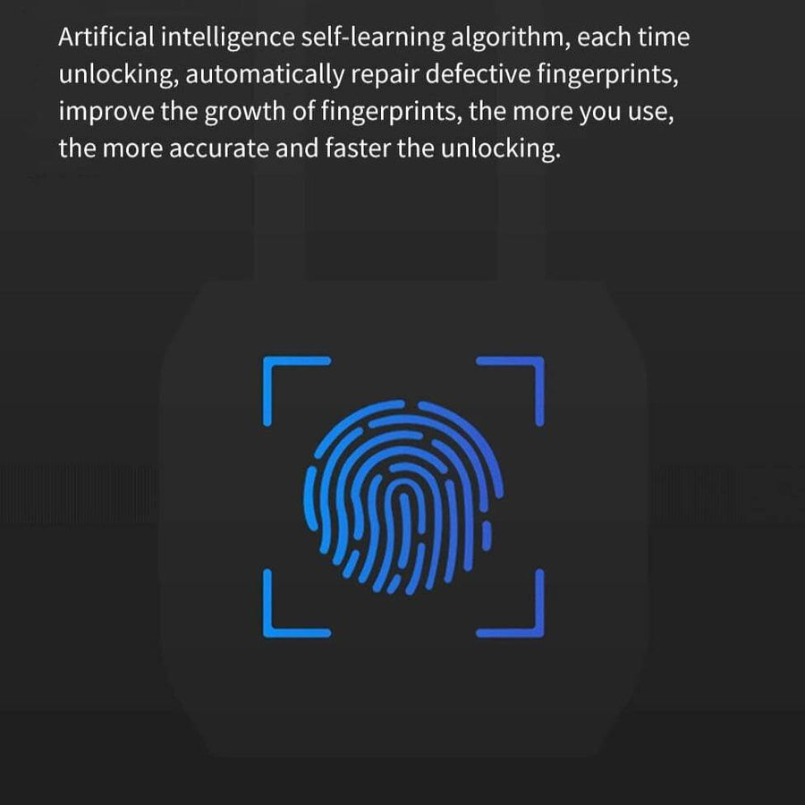 Smart Keyless Waterproof USB Fingerprint Lock - Image 8