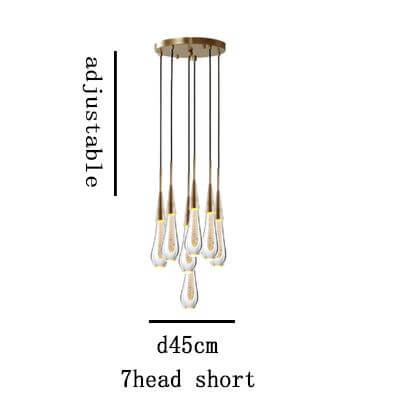 Melting Glass Crystal Luxury Pendant Lights - Image 21