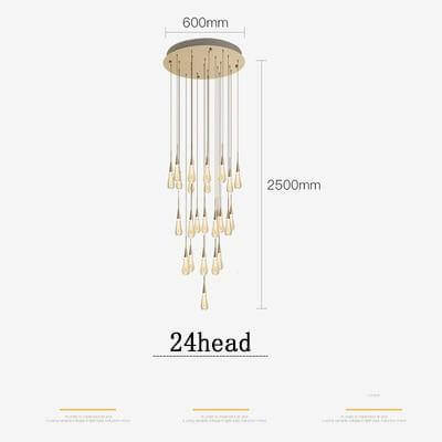Melting Glass Crystal Luxury Pendant Lights - Image 6