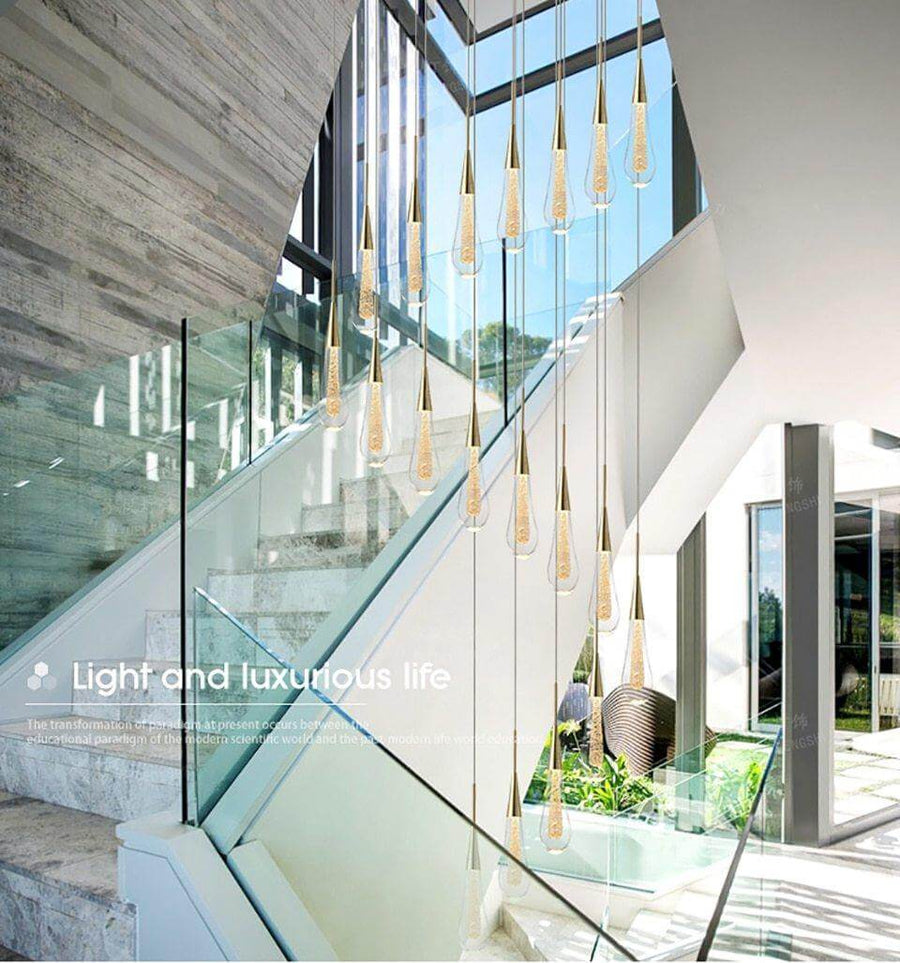 Melting Glass Crystal Luxury Pendant Lights - Image 9
