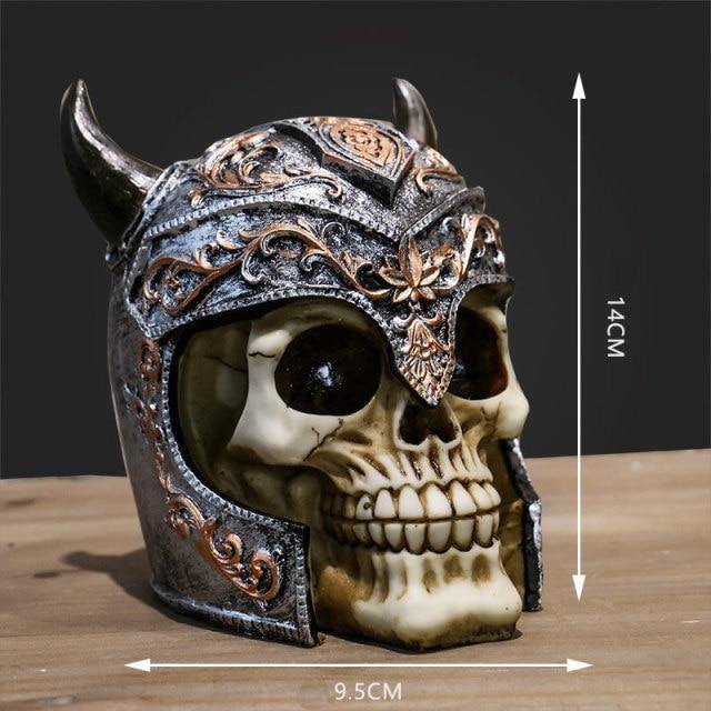 Skull Resin Skeleton Army Figurine Halloween Decoration - Image 1