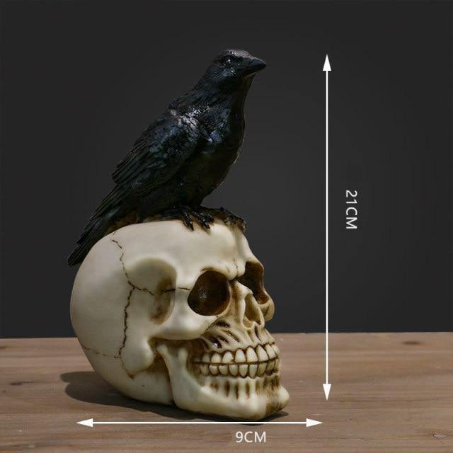 Skull Resin Skeleton Army Figurine Halloween Decoration - Image 6