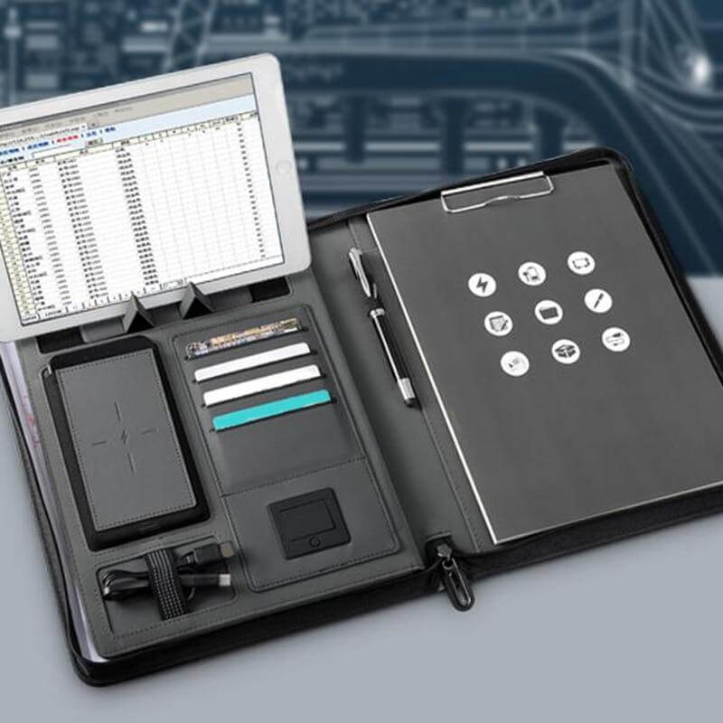 Business Manager Multifunctional Wireless Charging Notebook - Image 1
