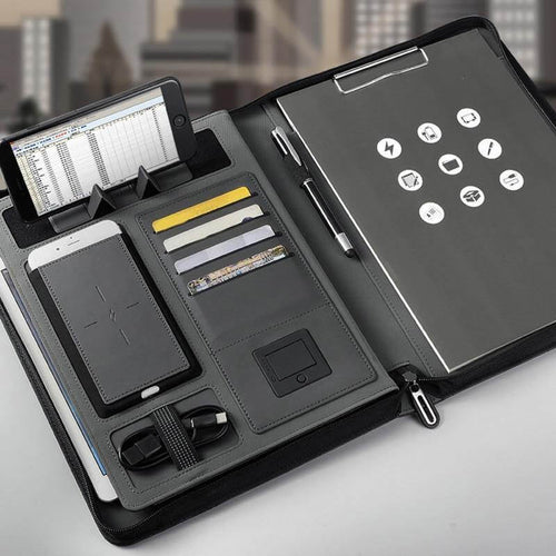 Business Manager Multifunctional Wireless Charging Notebook - Image 0