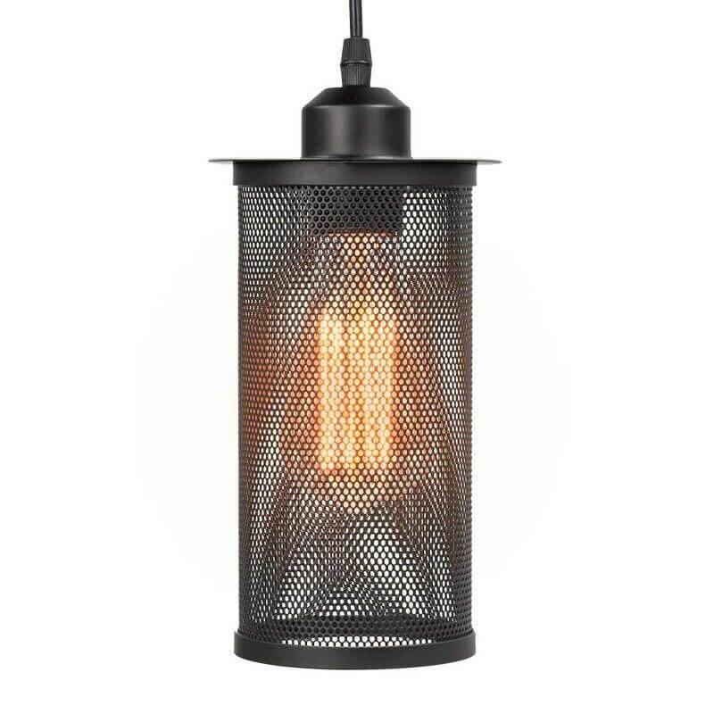 Nordic Loft Style Iron Cage Vintage Lamp - Image 3