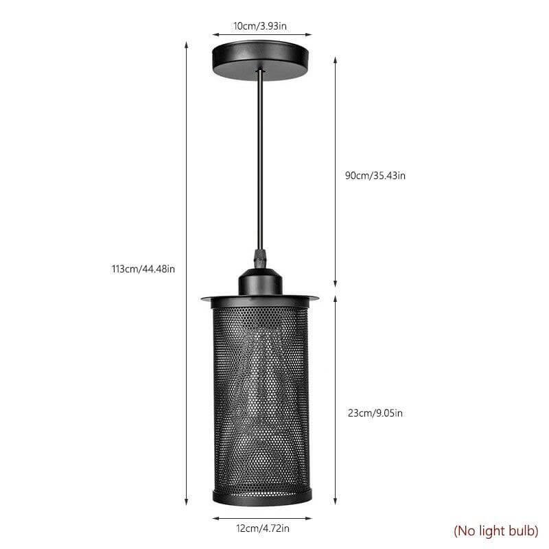 Nordic Loft Style Iron Cage Vintage Lamp - Image 5