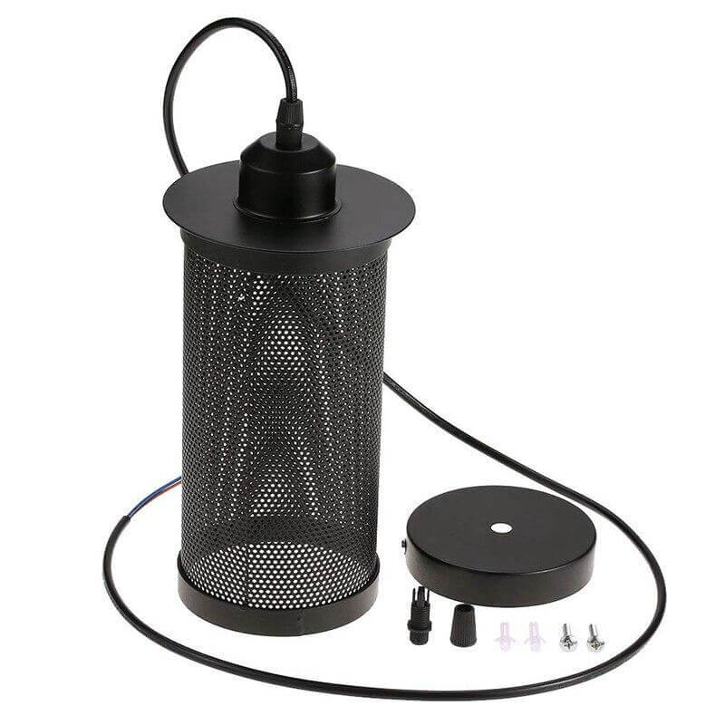 Nordic Loft Style Iron Cage Vintage Lamp - Image 2