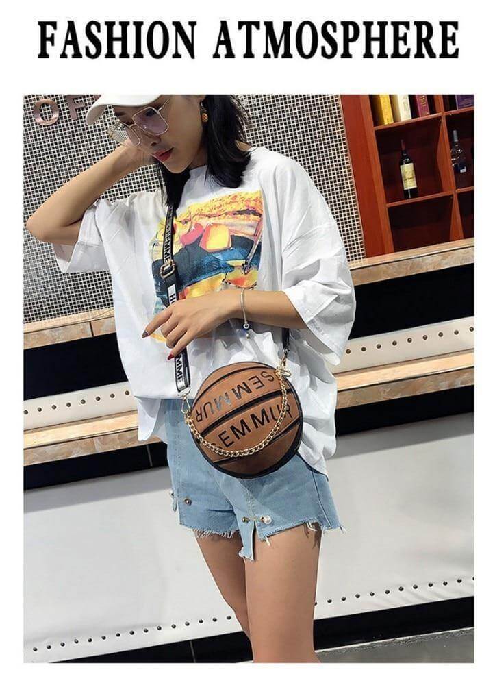 Creative Basketball Shoulder Woman Handbag - Image 11