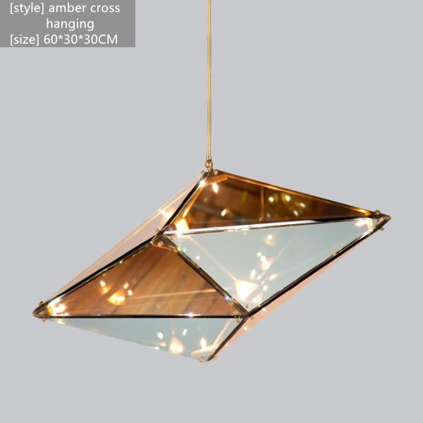 Post-Modern Geometric Elegant Chandelier Hanging Lamp - Image 1