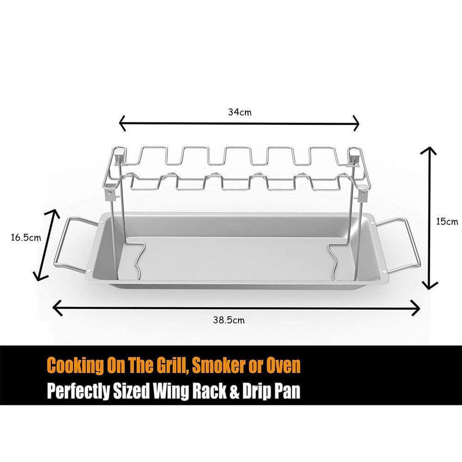 Stainless Steel Chicken Wing Rack - Image 3
