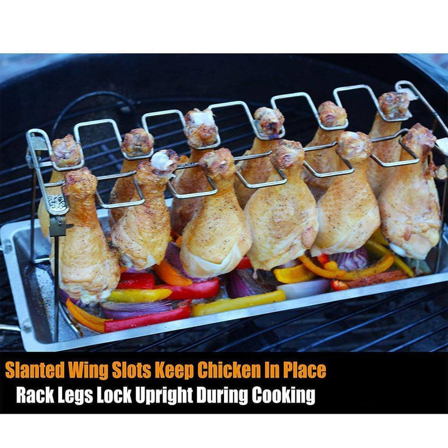 Stainless Steel Chicken Wing Rack - Image 7