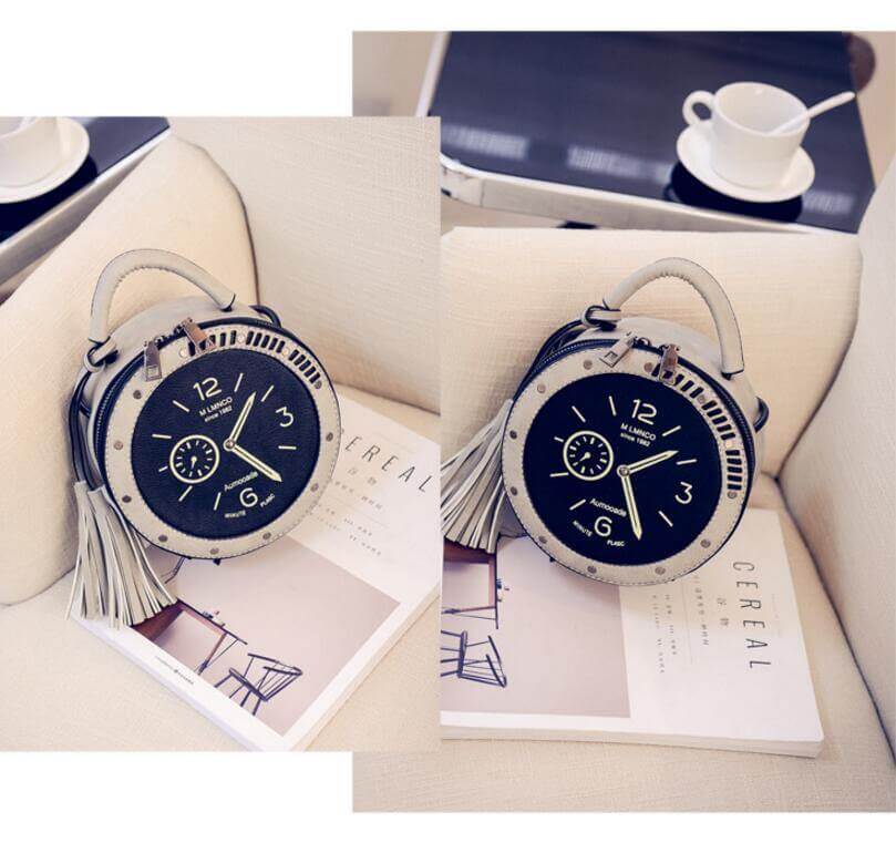 Creative Crossbody Clock Like Handbag - Image 3