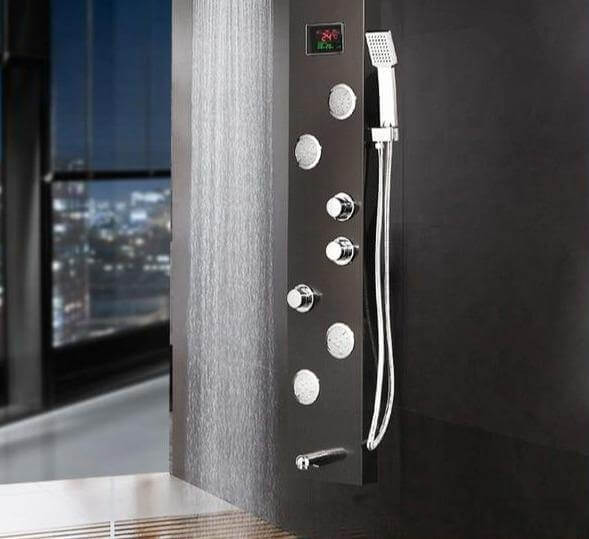 Elegant Digital Massage System Digital Led Panel Shower Sets - Image 1