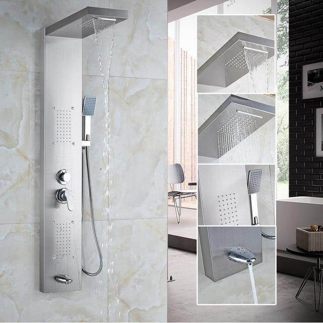 Elegant Digital Massage System Digital Led Panel Shower Sets - Image 10