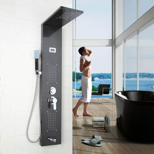 Elegant Digital Massage System Digital Led Panel Shower Sets - Image 3