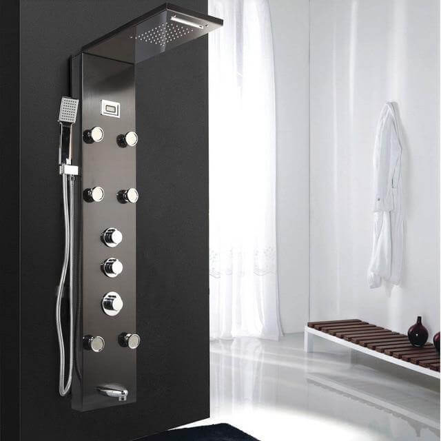 Elegant Digital Massage System Digital Led Panel Shower Sets - Image 17