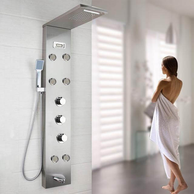 Elegant Digital Massage System Digital Led Panel Shower Sets - Image 5