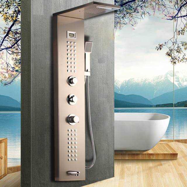 Elegant Digital Massage System Digital Led Panel Shower Sets - Image 9