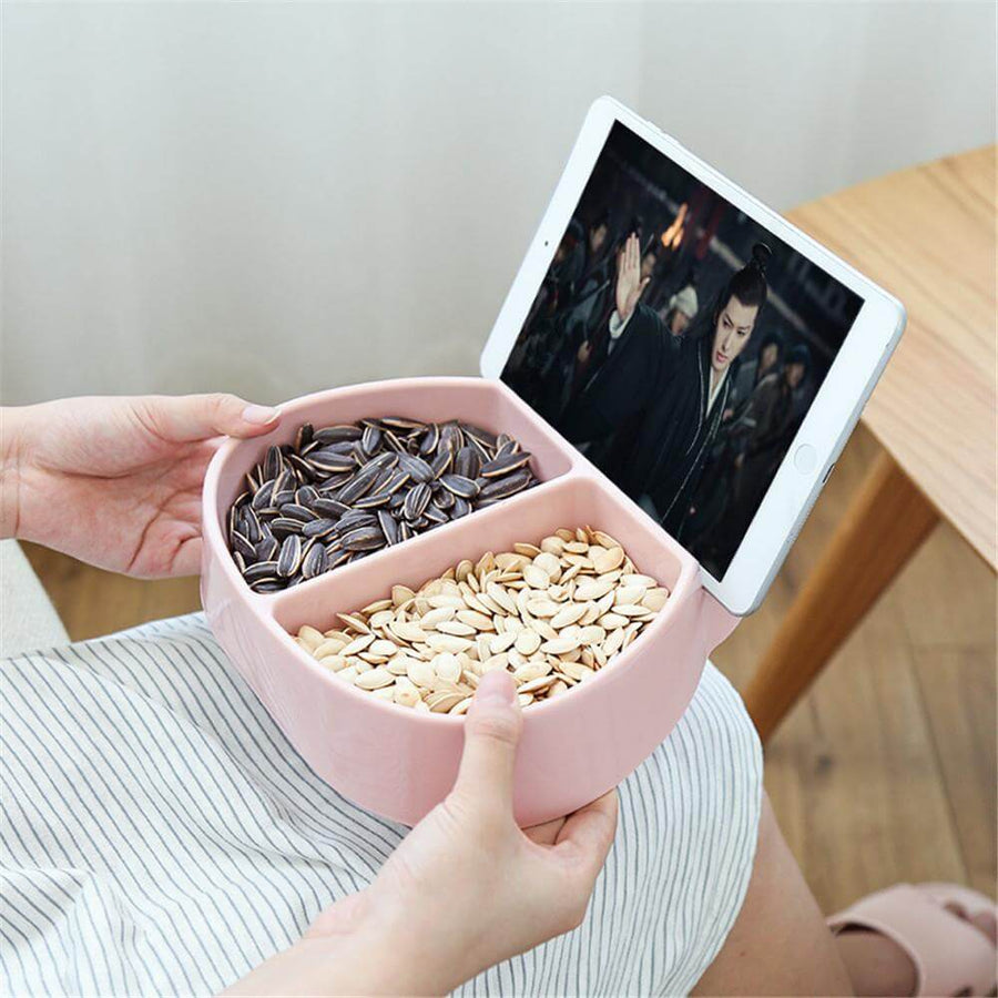 Creative Candy Nut Box with Phone Holder - Image 3